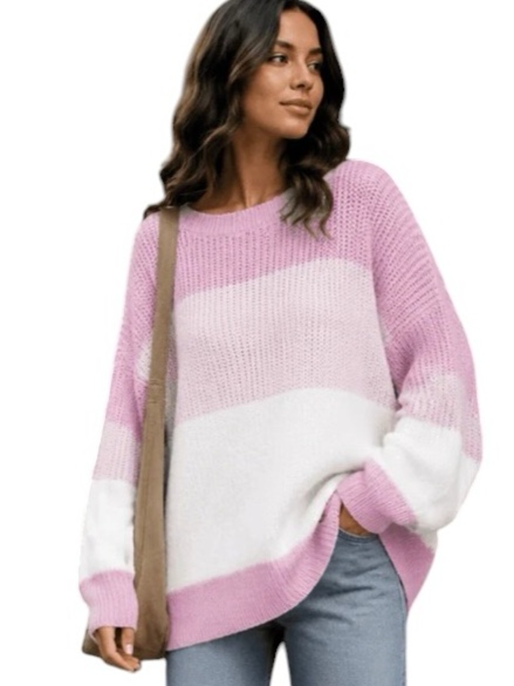 612:  MIRACLE NWT SWEATER CHERRY PINK (H35)